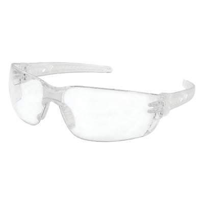 MCR Safety HellKat 2 Safety Glasses, Clear Lens, Polycarbonate, Anti-Fog, Clear Frame (135-HK210PF)