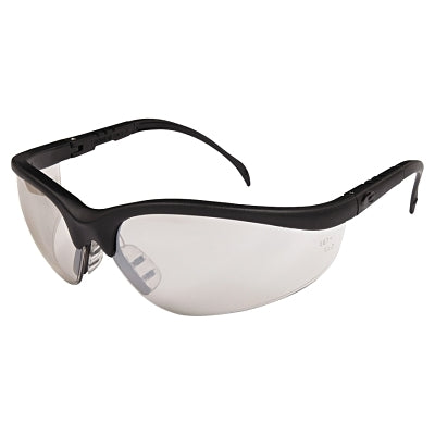 MCR Safety Klondike®KD1 Series Protective Eyewear, I/O Clear Mirror Polycarbonate Lens, Duramass® Hard Coat, Black Nylon Frame (135-KD119)