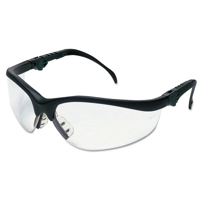 MCR Safety Klondike Plus Protective Eyewear, Clear Lens, Duramass Anti-Fog, Black Frame (135-KD310AF)