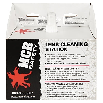 MCR Safety Disposable Lens Cleaning Station, 8 in X 5 in (135-LCS1)