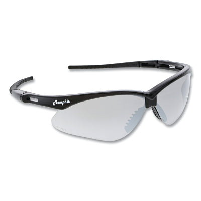 MCR Safety Memphis MP1 Safety Glasses, Silver Mirror, Polycarbonate Lens, Duramass® Scratch Resistant Coating, Black Frame/Temple (135-MP117)