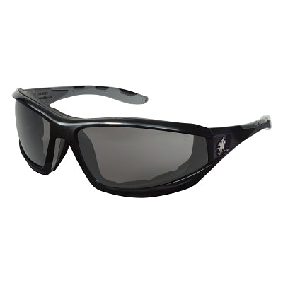 MCR Safety Reaper Safety Glasses, Gray Lens, Duramass Anti-Fog, Black Frame (135-RP212AF)