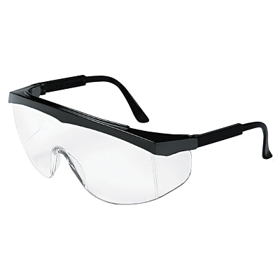 MCR Safety S21 Series Protective Eyewear, Clear Lens, Anti-Fog, Chrome Frame, Metal (135-S2110AF)
