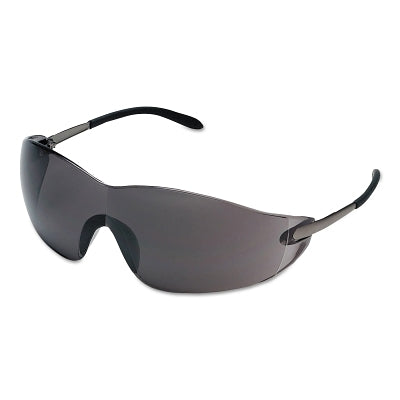 MCR Safety Blackjack Elite Protective Eyewear, Gray Lens, Anti-Fog, Chrome Frame, Metal (135-S2112AF)