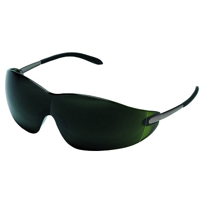 MCR Safety S21 Series Protective Eyewear, Green Filter 5.0 Lens, Chrome Frame, Metal (135-S21150)