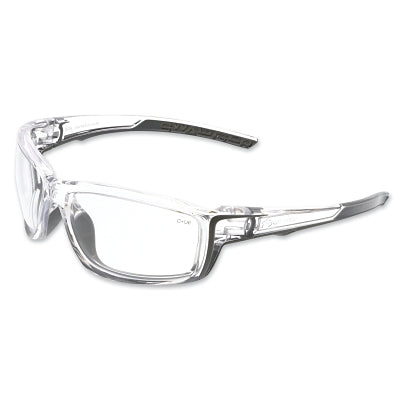 MCR Safety Swagger® SR4 Safety Glasses, Polycarbonate, AF/Anti-Scratch Lens, Clear (135-SR410PF)