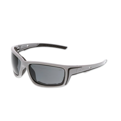 MCR Safety Swagger® SR5 Foam-Lined Spoggle Safety Glasses, Gray Lens, Polycarbonate, Anti-Fog, Glaicier Gray Frame (135-SR522ZPF)