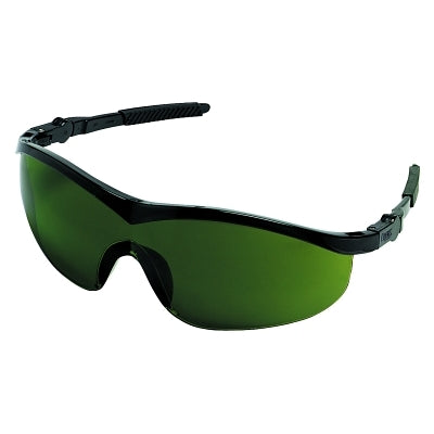 MCR Safety ST1 Series Protective Eyewear, Green Filter 3.0 Lens, Duramass HC, Black Frame, Nylon (135-ST1130)