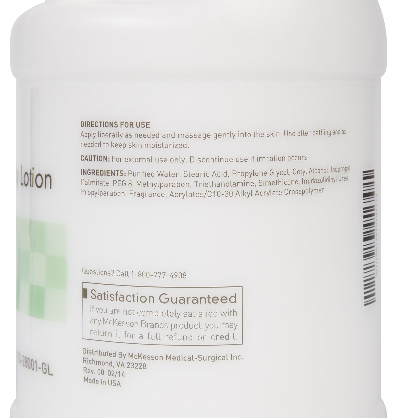 McKesson Hand and Body Moisturizer 1 gal. Jug Cucumber Melon Scent Lotion (877024_CS)