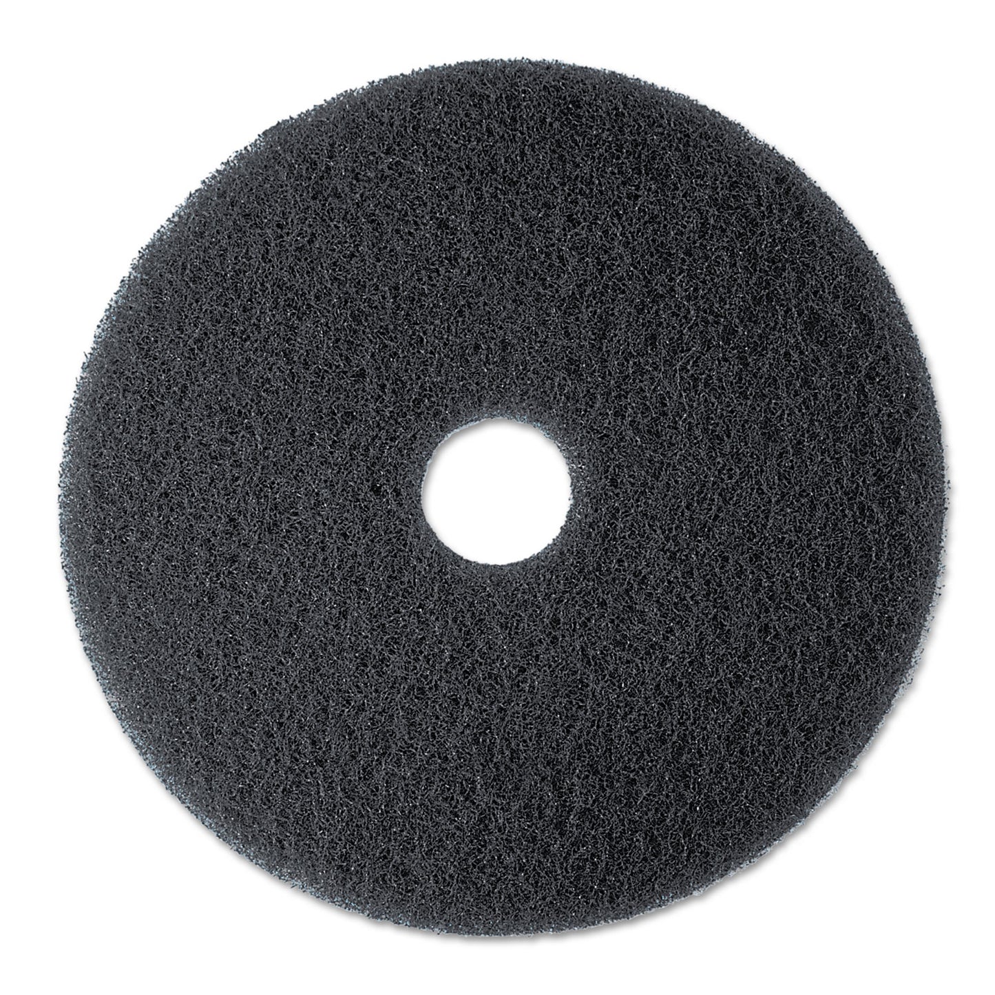 3M™ Low-Speed High Productivity Floor Pads 7300, 21" Diameter, Black, 5/Carton (MMM08279)