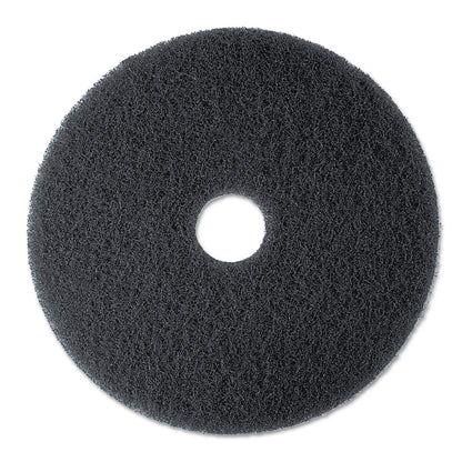 3M™ Low-Speed High Productivity Floor Pads 7300, 21" Diameter, Black, 5/Carton (MMM08279)