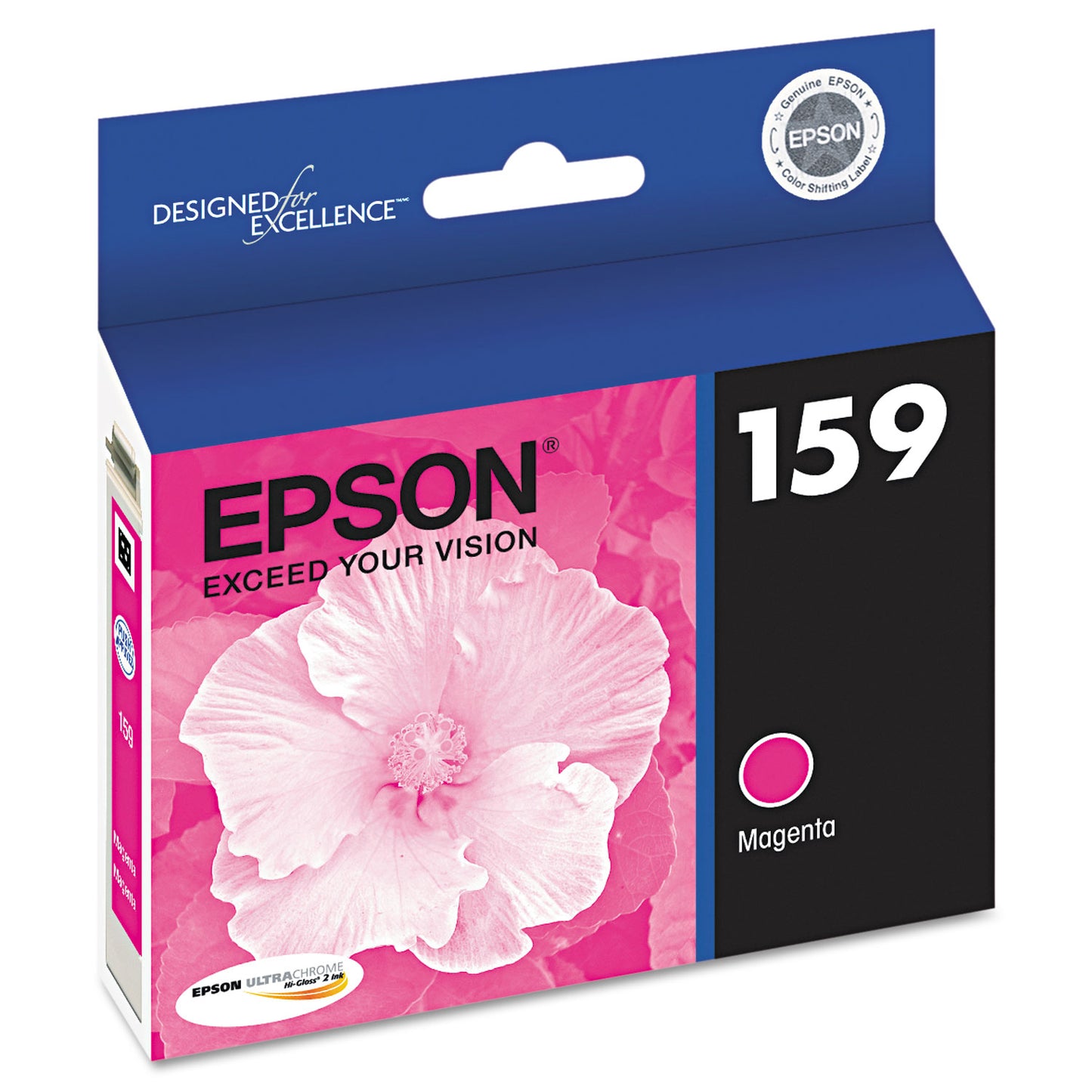 Epson® T159320 (159) UltraChrome Hi-Gloss 2 Ink, Magenta (EPST159320)