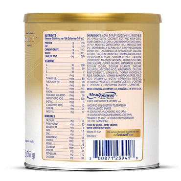 Nutramigen® with Probiotic LGG® Infant Formula Unflavored 12.6 oz. Can Powder Iron Cow's Milk Allergy (1166030_EA)