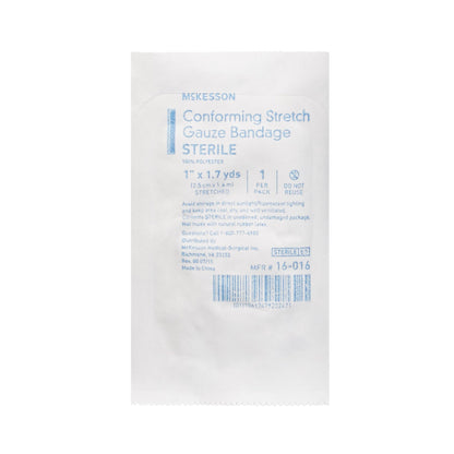 McKesson Conforming Bandage 1 Inch X 1-7/10 Yard Sterile 1 per Pack (993031_CS)