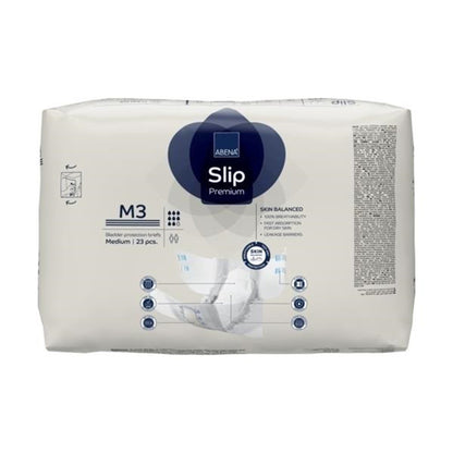 Abena® Slip Premium M3 Unisex Adult Incontinence Brief Medium Disposable Heavy Absorbency (1218202_PK)