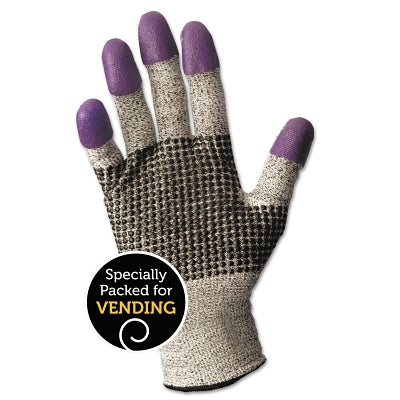 Ansell G60 Purple Nitrile Cut Resistant Gloves, Size 6, Purple/Grey/Black (412-13844)