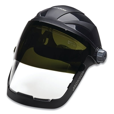 SureWerx® QUAD 500™ Premium Multi-Purpose Face Shield, Ratcheting, AF/Clear, 9 in H x 12-1/4 in W (138-14220)