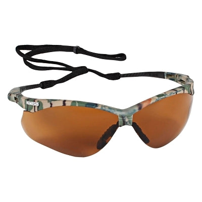 Ansell V30 Nemesis™ CSA Safety Glasses, Bronze, Polycarbonate Lens, Uncoated, Camouflage Frame/Temples with Black Tips, Nylon (412-20386)