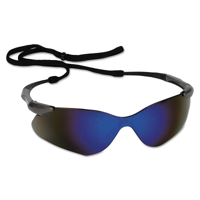 Kimberly-Clark V30 Nemesis™ VL Safety Glasses, Blue Mirror, Polycarbonate Lens, Anti-Fog, Gunmetal No Brow Frame, Nylon (412-20471)