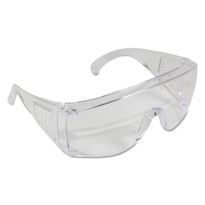 Ansell Unispec II Safety Eyewear, Clear Lens, Uncoated, Clear Frame (412-25646)