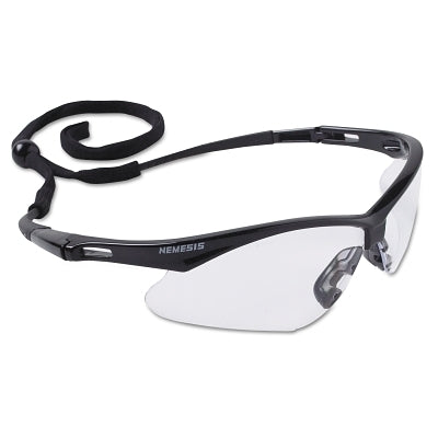 Ansell V30 Nemesis™ Safety Glasses, Clear, Polycarbonate Lens, Anti-Fog, Black Frame/Temples, Nylon (412-25679)