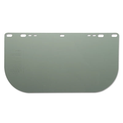 SureWerx® F10 PETG Economy Faceshield, Uncoated, Medium Green, 15.5 in W x 8 in H, Unbound (138-29101)