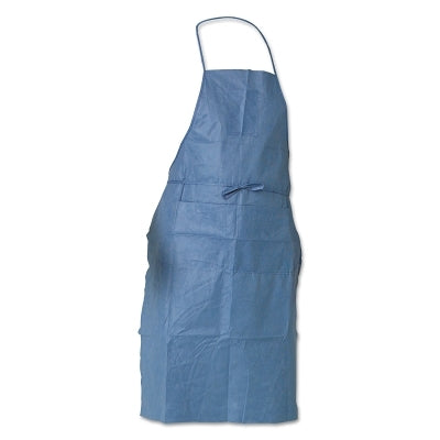 Ansell A20 Breathable Particle Protection Aprons, 28 in X 40 in, Denim Blue (412-36260)