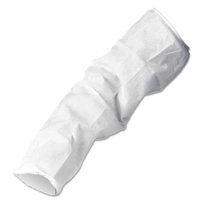 Ansell A20 Breathable Sleeve Protectors, 21 in, Elastic Top, White (412-36870)
