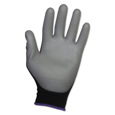 Ansell G40 Polyurethane Coated Gloves, Nylon, Size 10, Black/Gray (412-38726)