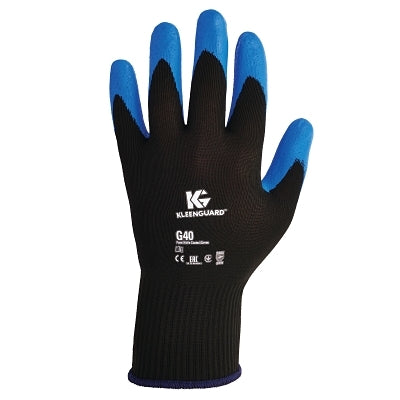 Ansell G40 Multi-Purpose Gloves, 10/X-Large, Black/Blue, Foam Nitrile Coated (412-40228)