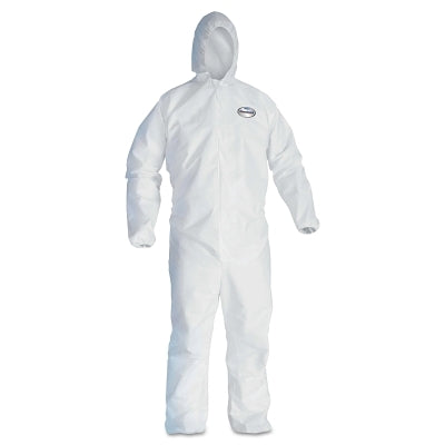 Ansell A30 Breathable Splash and Particle Protection Coveralls, 2XL, Hood/Boot (412-46125)