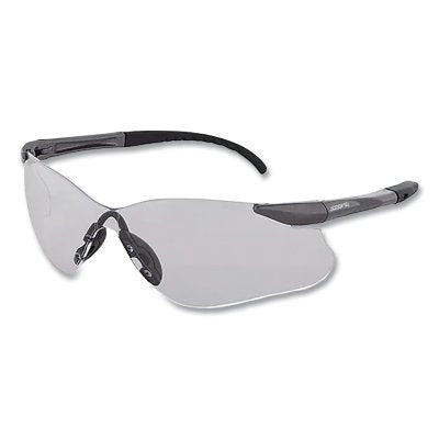 SureWerx® SGf Series Safety Glasses, Universal Size, Clear Lens, Gunmetal Frame, Hardcoat Anti-Scratch (138-50025)