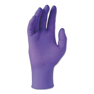 Kimberly-Clark Purple Nitrile™ Exam Gloves, Beaded Cuff, Unlined, X-Small (412-55080)
