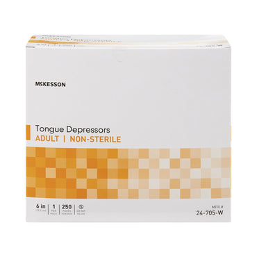 McKesson Tongue Depressor 6 Inch Length Wood Senior (508718_BX)