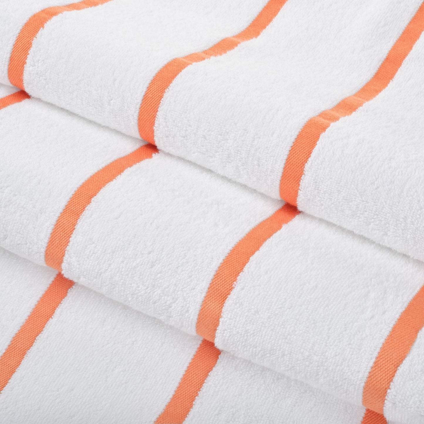 Hospeco® Las Rayas Beach Towel 30x60 Orange, 24/Case (HOSBT-HS3060-15OR-CS)