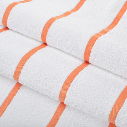 Hospeco® Las Rayas Beach Towel 30x60 Orange, 24/Case (HOSBT-HS3060-15OR-CS)