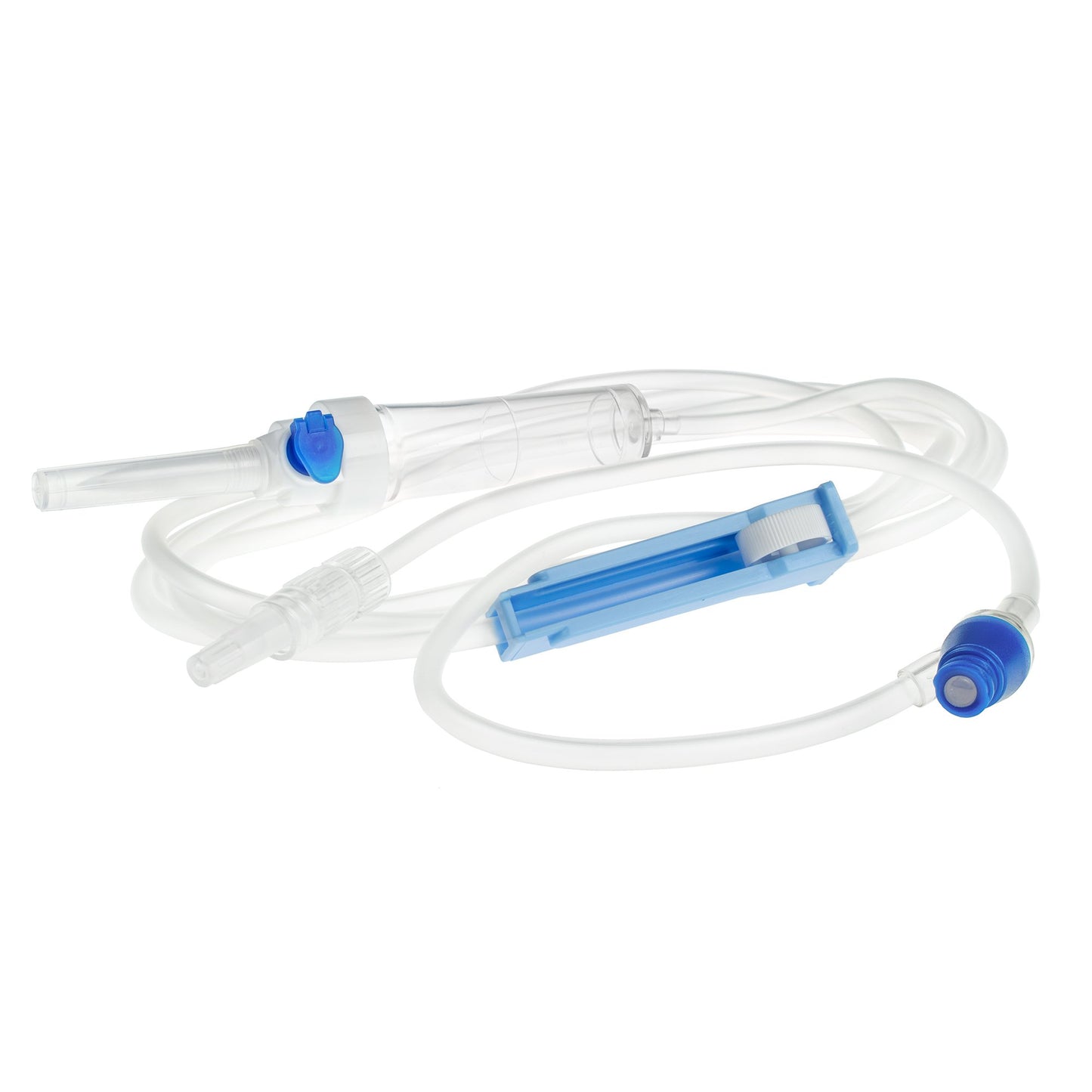 MedStream Primary IV Administration Set Gravity 1 Port 20 Drops / mL Drip Rate Without Filter 97 Inch Tubing Solution Without Flow Regulator (1189831_CS)