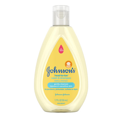 Johnson's® Baby Head-to-Toe® Baby Shampoo and Body Wash 13.6 oz. Flip Top Bottle Scented (1224246_EA)