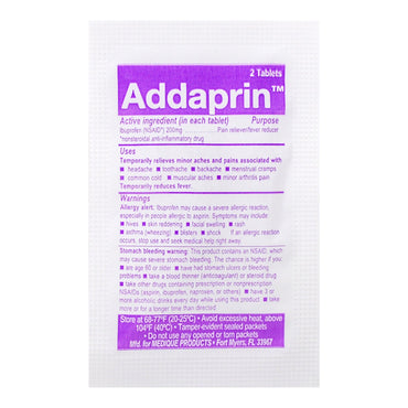 Addaprin™ Pain Relief 200 mg Strength Ibuprofen Tablet 250 per Box (769188_BX)