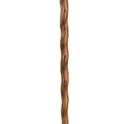 Brazos™ Twisted Fitness Walker Walking Stick Wood 55 Inch Height Brown (1229038_EA)