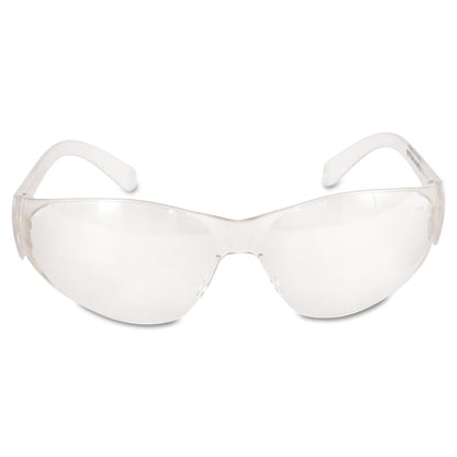 MCR™ Safety Checklite Safety Glasses, Frameless, Clear Single Lens, 12/Box (CRWCL010BX)