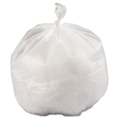Inteplast Group High-Density Commercial Can Liners, 33 gal, 11.94 mic, 33" x 39", Natural, Interleaved Roll, 25 Bags/Roll, 6 Rolls/Carton (IBSLG334013NC)