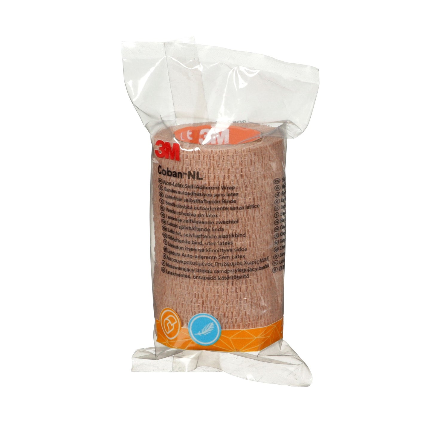 3M™ Coban™ NL Cohesive Bandage 3 Inch X 2 Yard Self-Adherent Closure Tan NonSterile Standard Compression (1190017_CS)