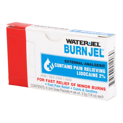 Water Jel® Burn Jel® Burn Relief Lidocaine Topical Gel 3.5 Gram Individual Packet (786421_BX)