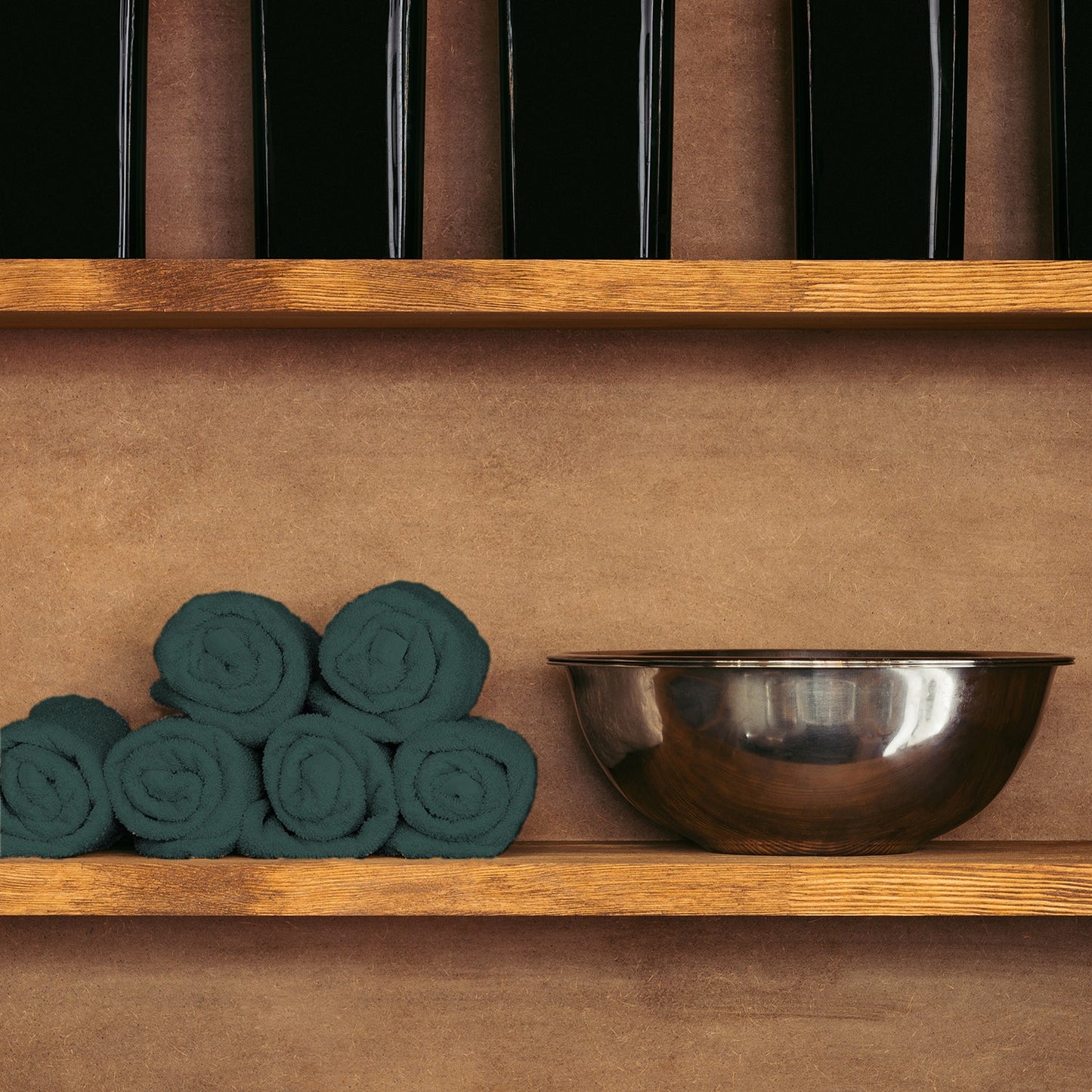 Hospeco® Cotton Salon Towel 16x28 Hunter Green, 144/Case (HOSBB-1628-3HUN-CS)