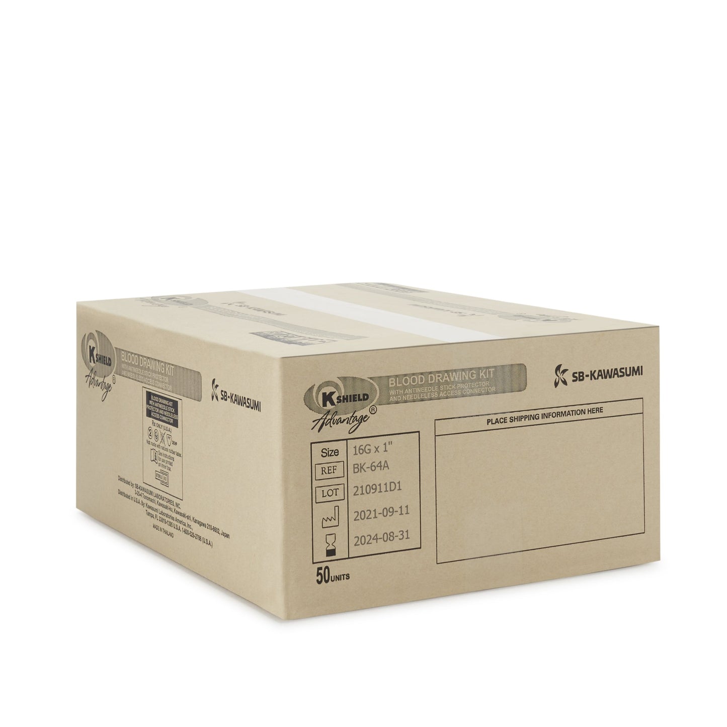K-Shield® Advantage Blood Draw Kit 600 mL Blood Collection Bag (787909_CS)