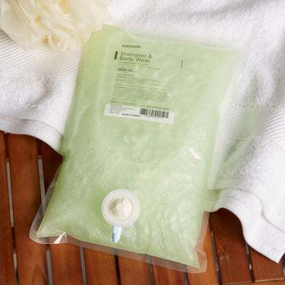 McKesson Shampoo and Body Wash 2,000 mL Dispenser Refill Bag Cucumber Melon Scent (468271_CS)