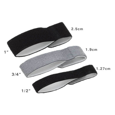 3pp® Buddy Loops® Finger Wrap Splint Adult One Size Fits Most Hook and Loop Strap Closure Finger Black (894822_BX)