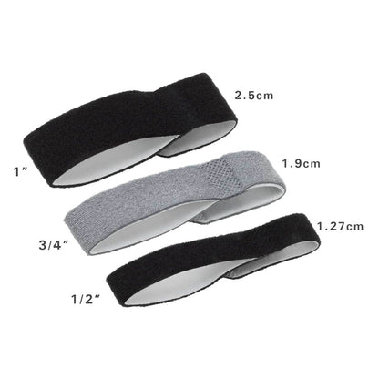 3pp® Buddy Loops® Finger Wrap Splint Adult One Size Fits Most Hook and Loop Strap Closure Finger Black (894822_BX)