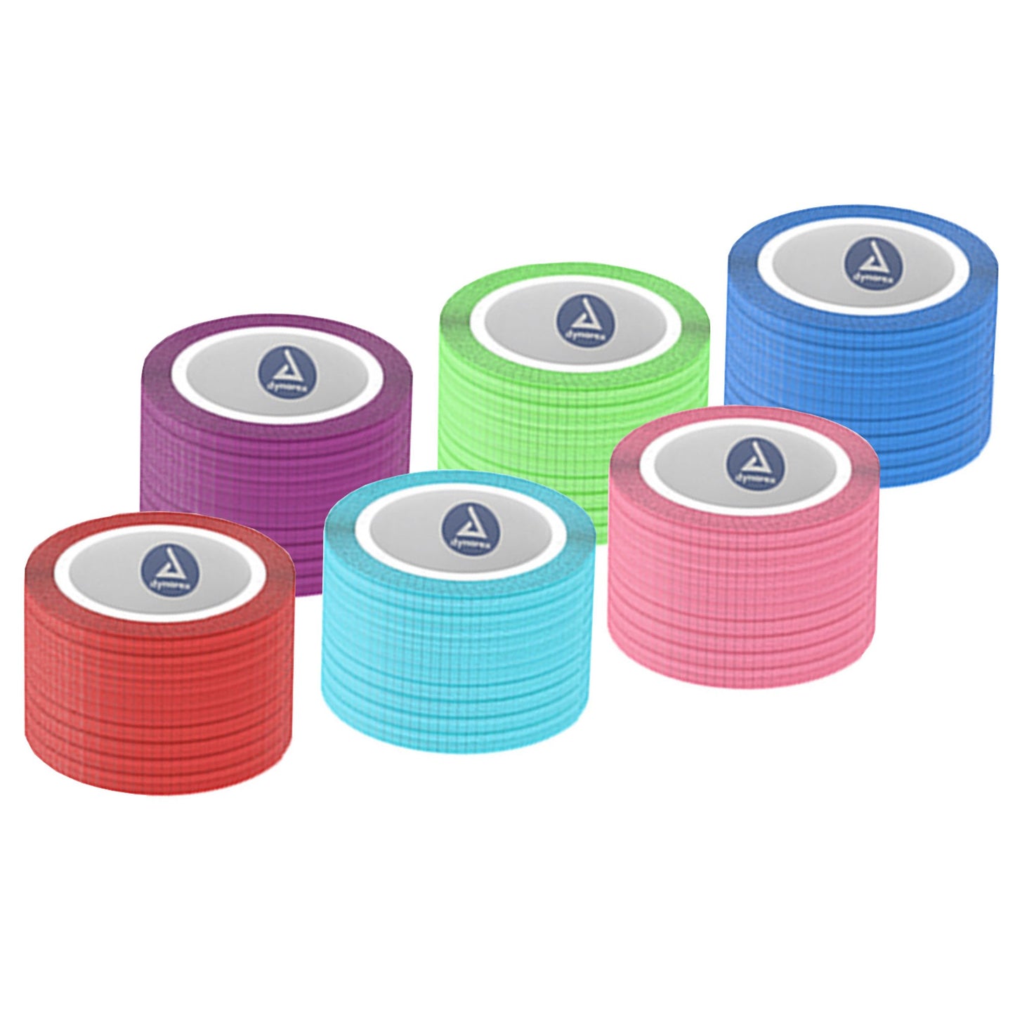 Sensi-Wrap Cohesive Bandage 1 Inch X 5 Yard Self-Adherent Closure Red / Green / Purple / Dark Blue / Pink / Light Blue NonSterile Standard Compression (625070_CS)